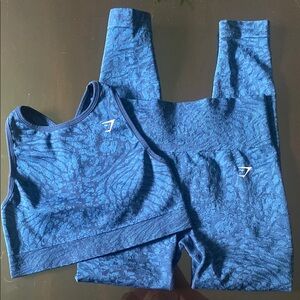 Gymshark Blue workout set